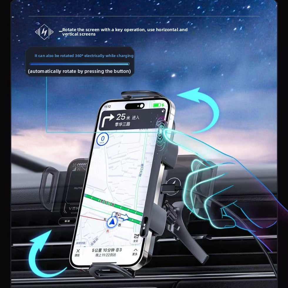 Auto trends Wireless charging phone holder